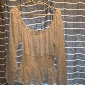 white off shoulder light summer blouse